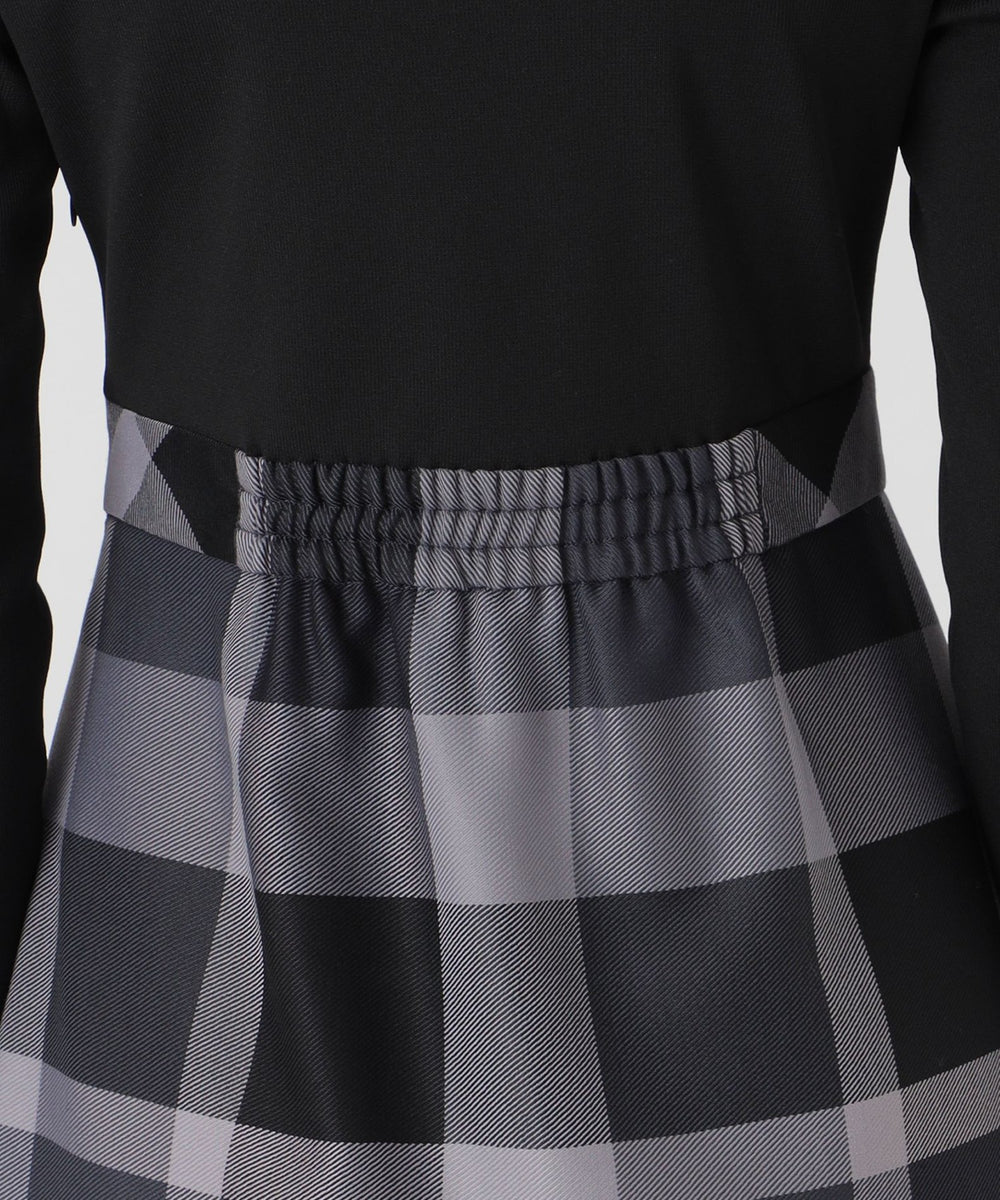 クレストブリッジチェッククロッシングビエラドッキングドレス（ドレス