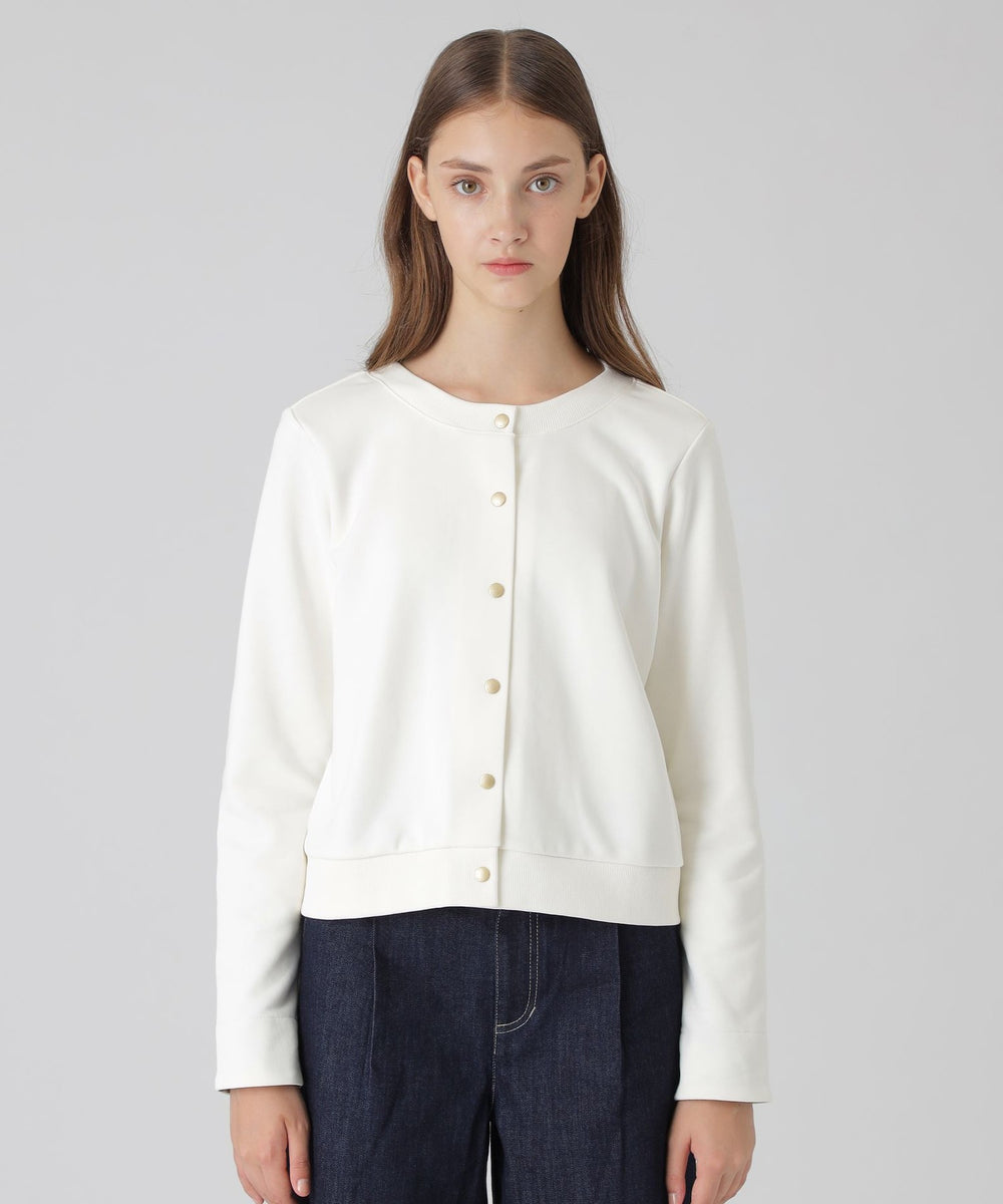 コンパクトソフト裏毛カーディガン（カットソー）｜BLUE LABEL