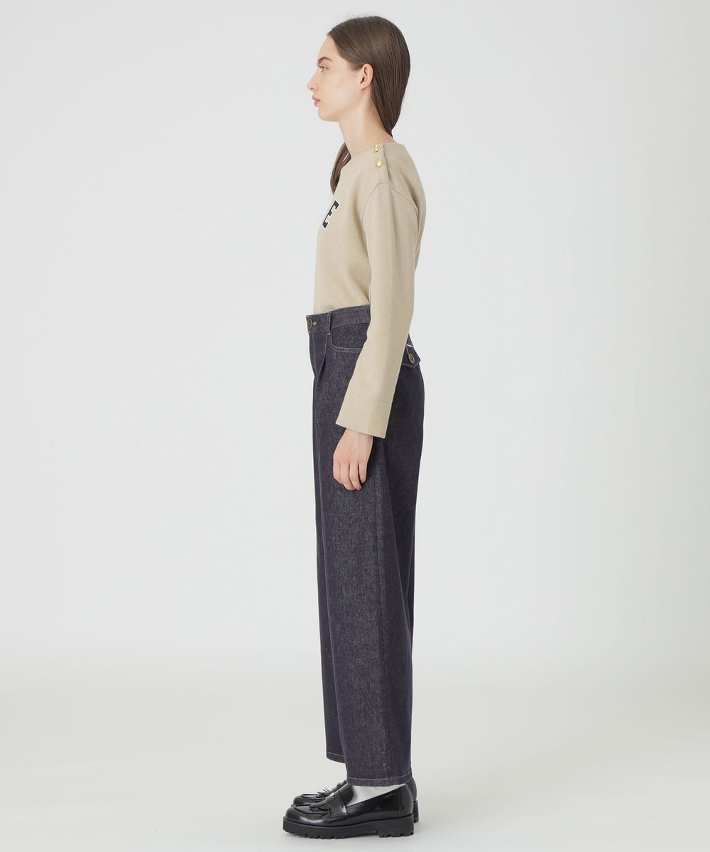 ブルーレーベル クレストブリッジ ワイドパンツ BLUE LABEL