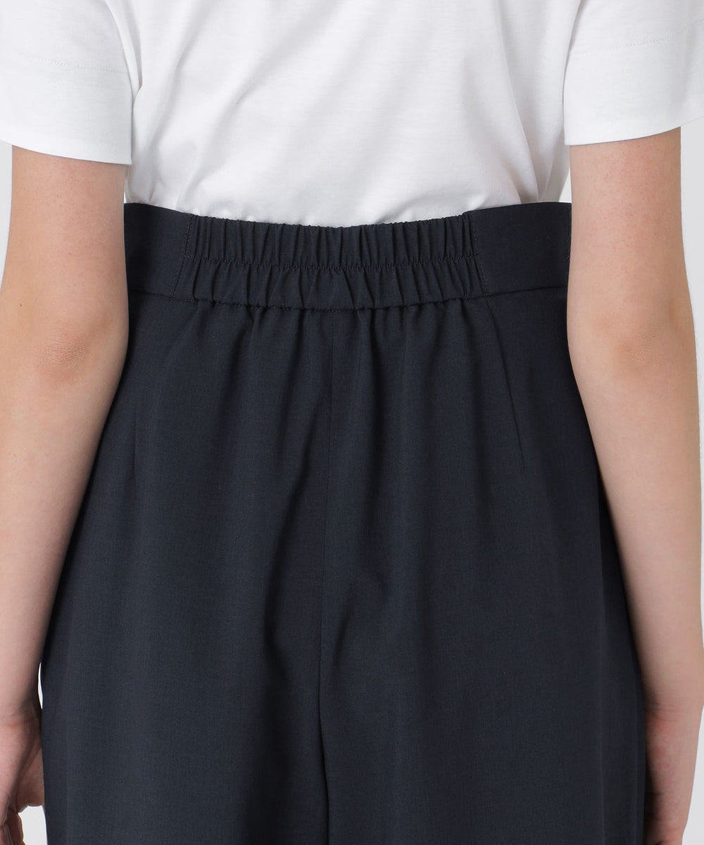 ハイカウントナノパーシャルチェックガウチョパンツ（パンツ）｜BLUE