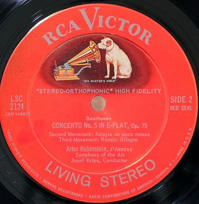 アルトゥール・ルービンシュタイン/ベートーヴェン：ピアノ協奏曲第5番