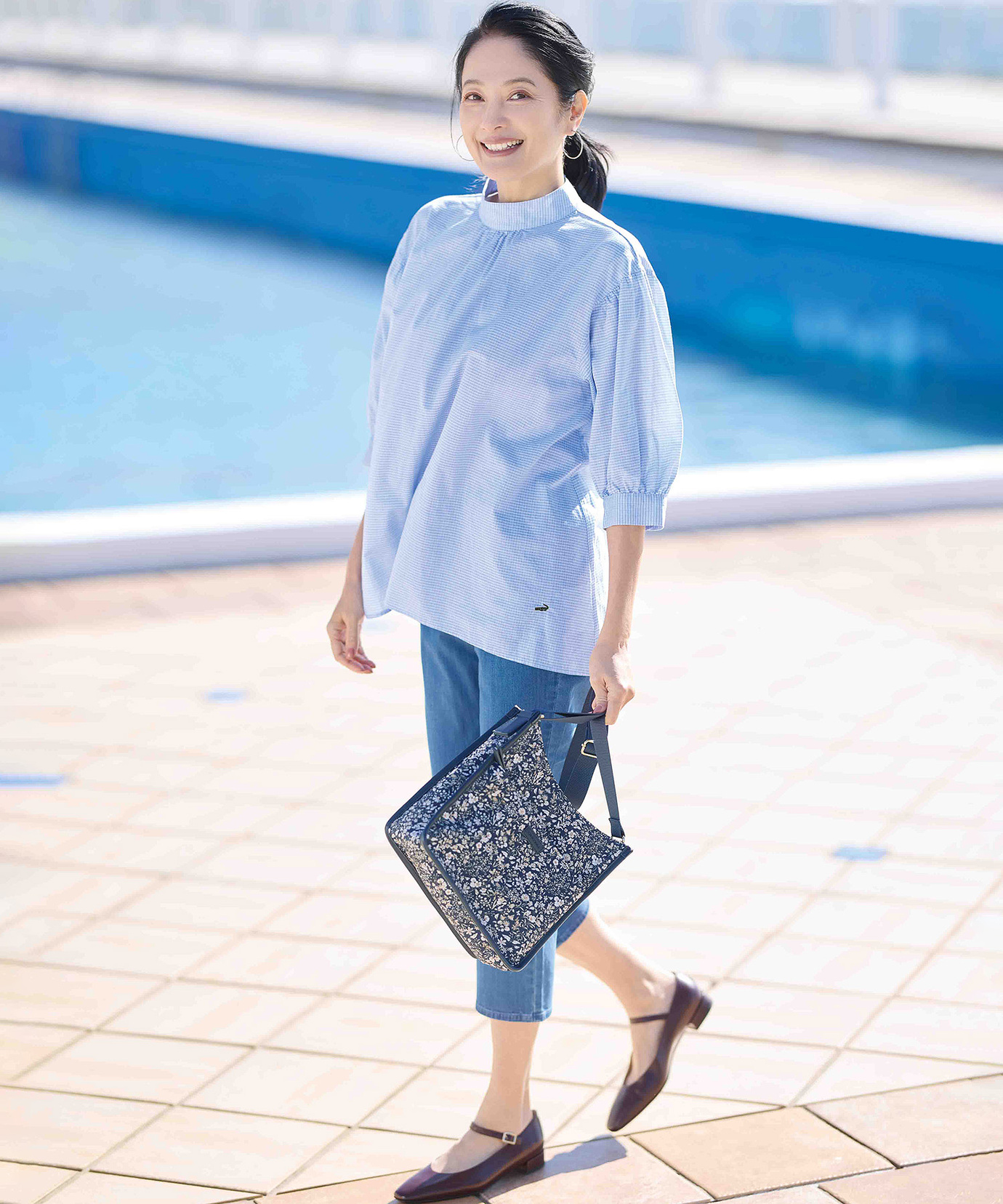 レディース 花柄 プリント ショルダーバッグ通販 [0308-53801