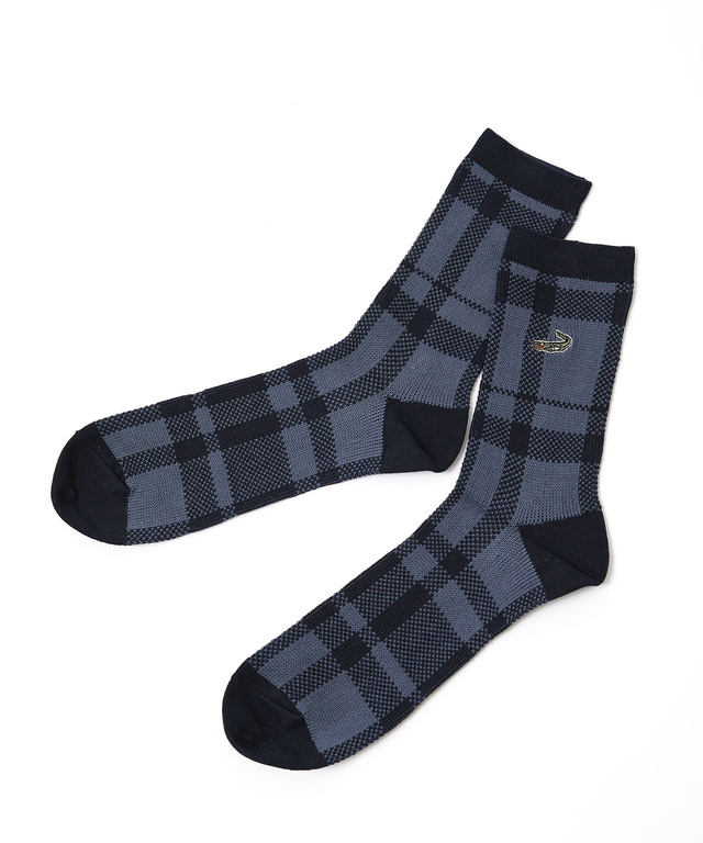 メンズ チェック柄 ソックス通販 [1607-55700] - クロコダイル