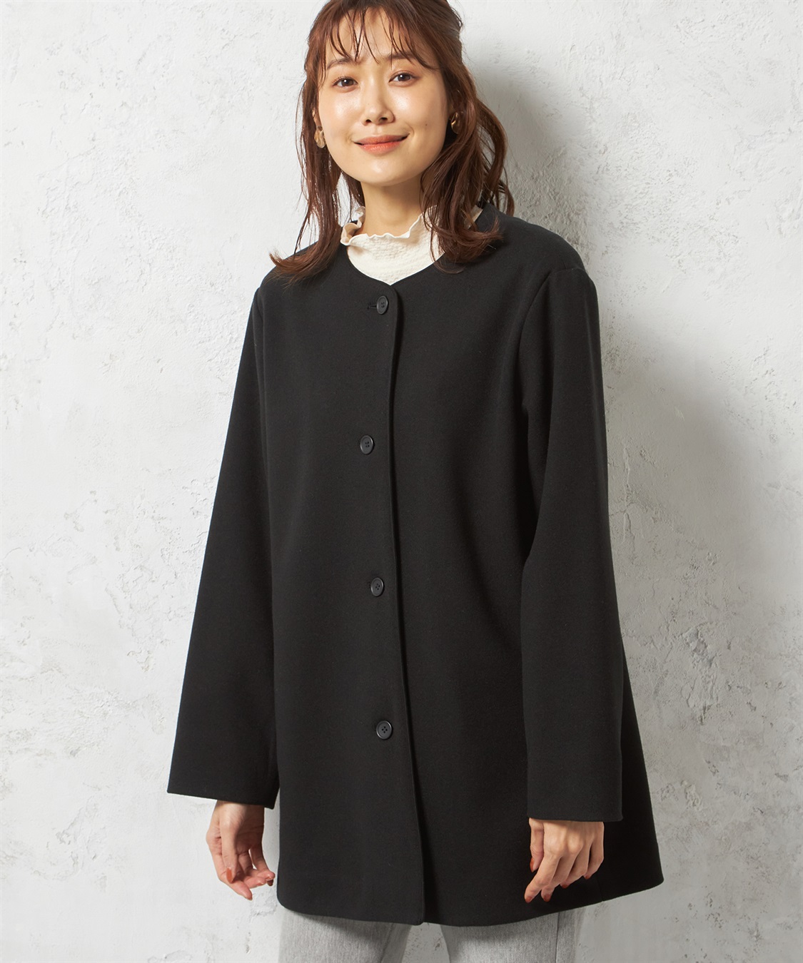 ウーレットノーカラーコート DECOY｜クロスプラス公式通販サイト