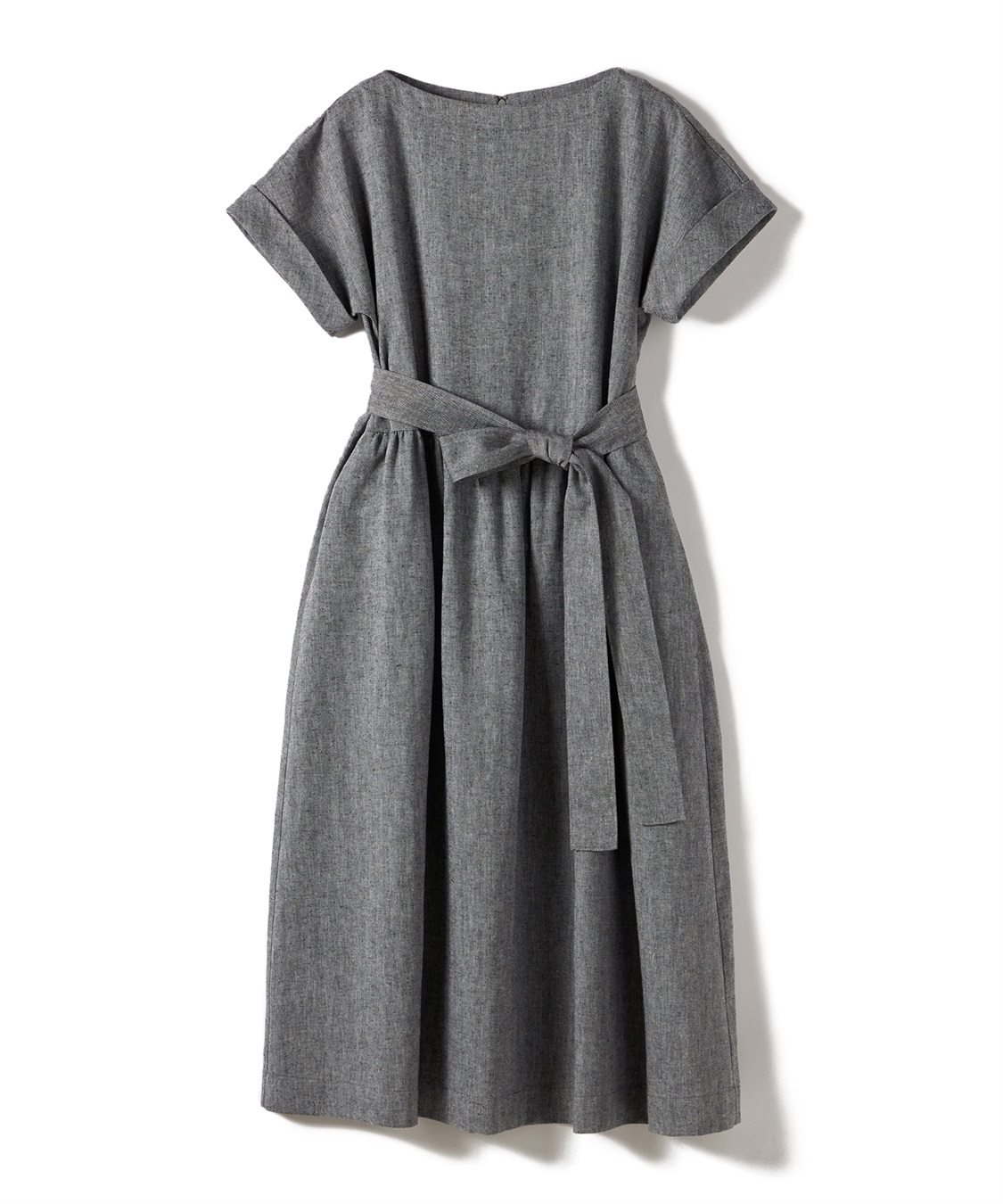 リネン混ロング丈ワンピース 49AV JUNKO SHIMADA｜クロスプラス公式