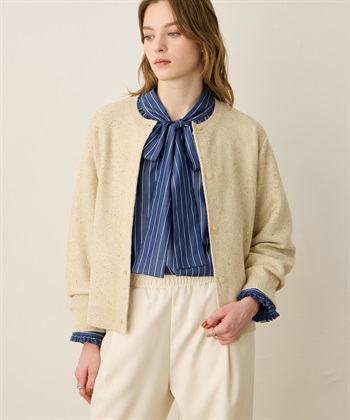 スパンコールニットカーディガン LE SOUK HOLIDAY｜クロスプラス公式