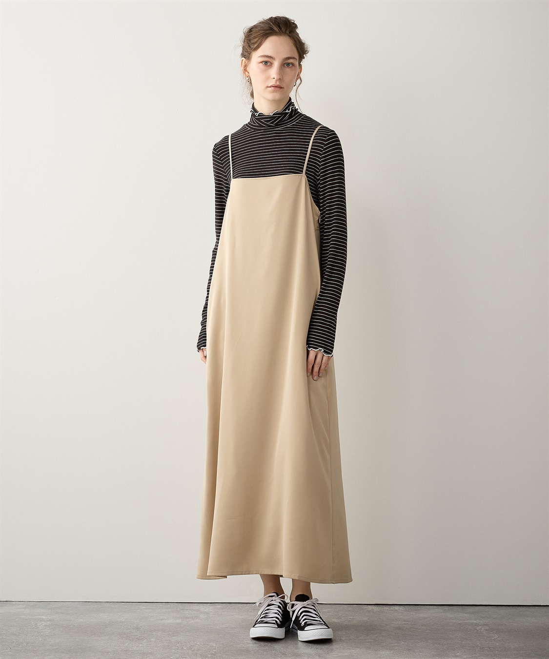 サテンキャミワンピース LE SOUK HOLIDAY｜クロスプラス公式通販サイト