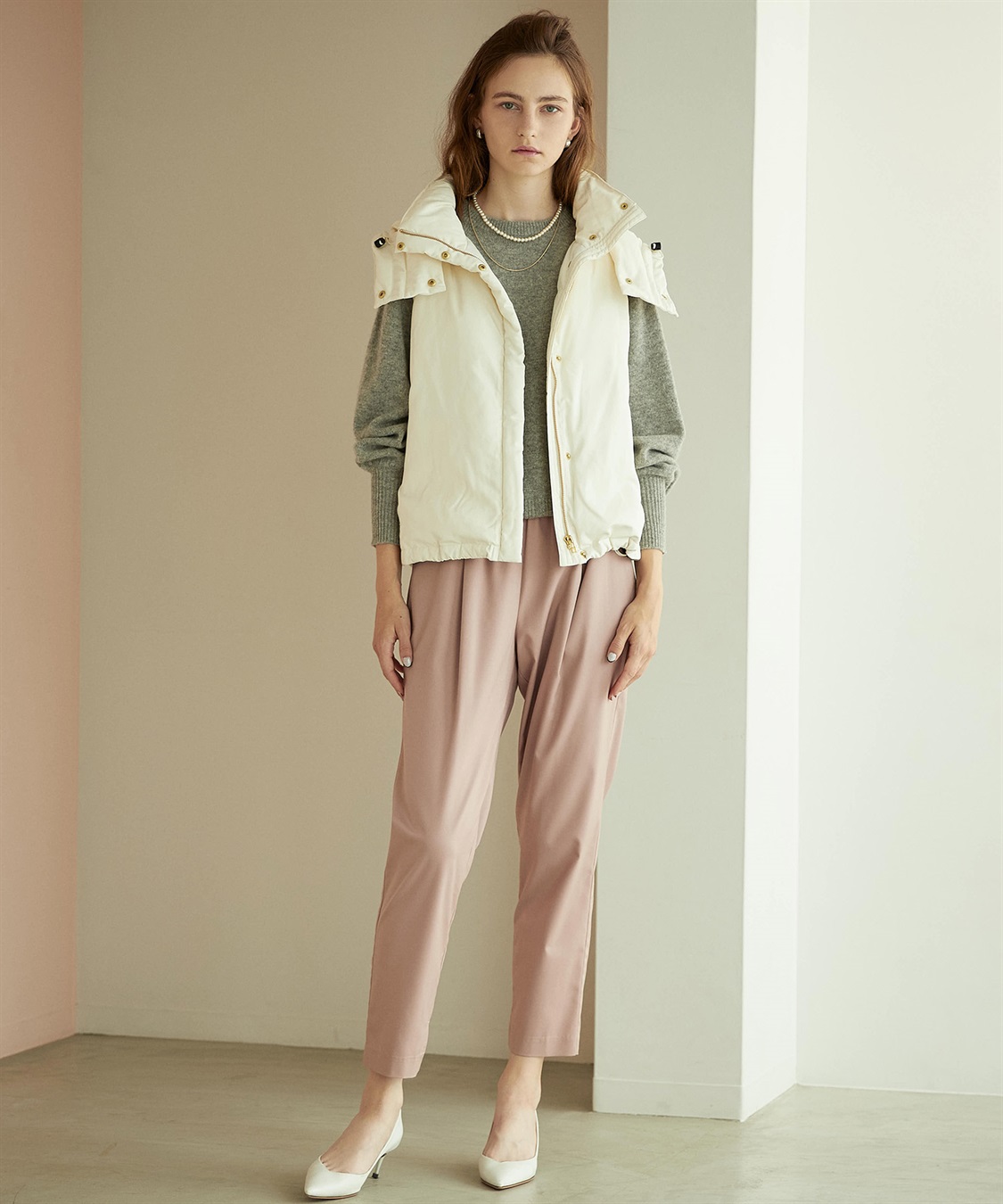 タックテーパードパンツ LE SOUK HOLIDAY｜クロスプラス公式通販サイト