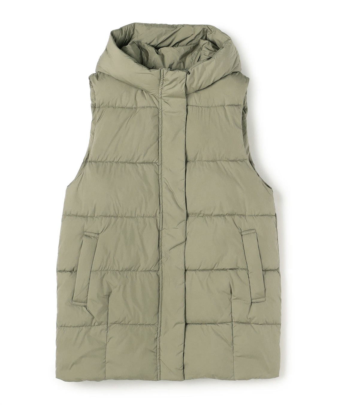 STONE フード付きベスト ループ風素材フード付ベスト - ベルーナ【公式】