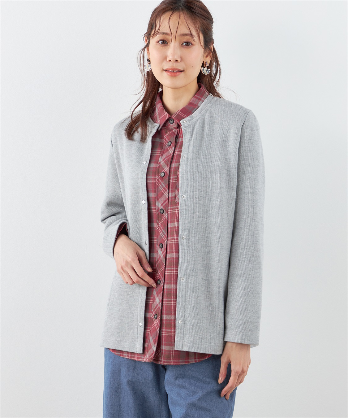 ダブルフェイスカーディガン DECOY｜クロスプラス公式通販サイト