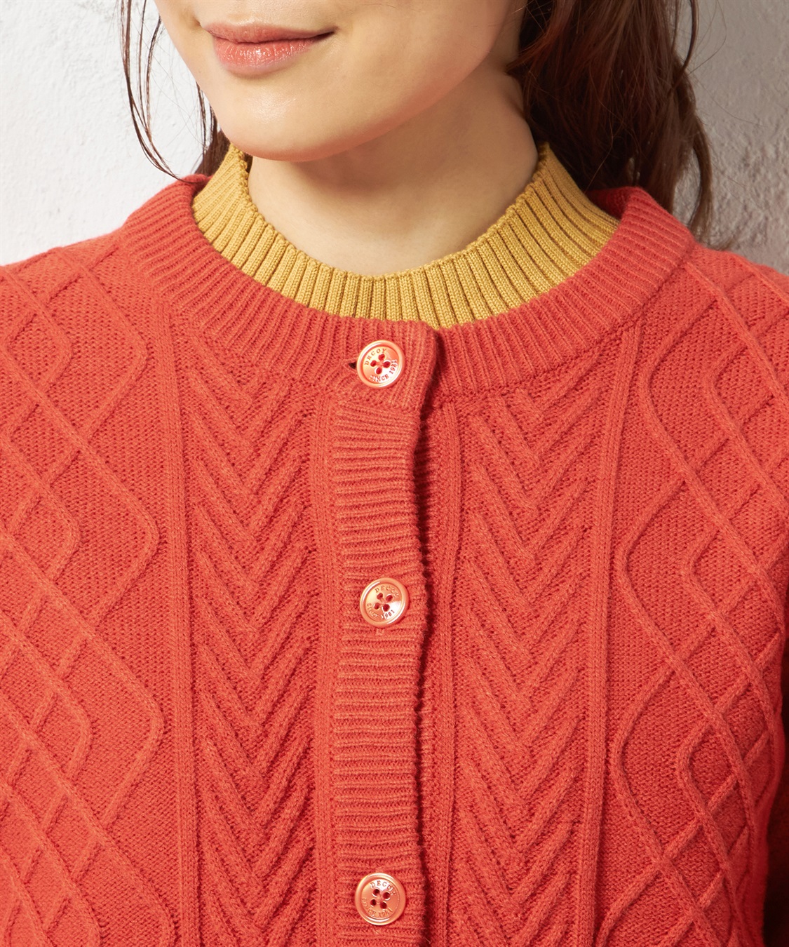 ケーブルニットカーディガン DECOY｜クロスプラス公式通販サイト