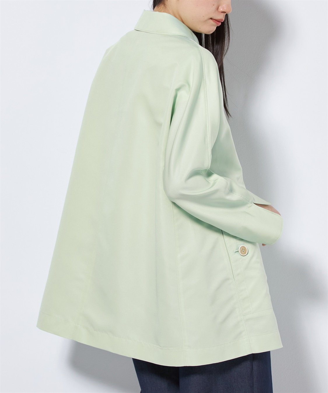 24時間限定 FLASH SALE】ショート丈ステンカラーコート 49AV JUNKO