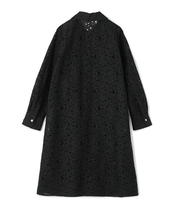 カットワーク刺繍入りシャツワンピース 49AV JUNKO SHIMADA｜クロス