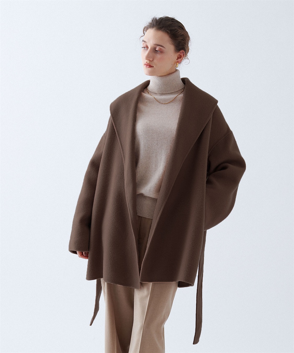 ウールメルトンミドルリバーコート N.O.R.C｜クロスプラス公式通販サイト