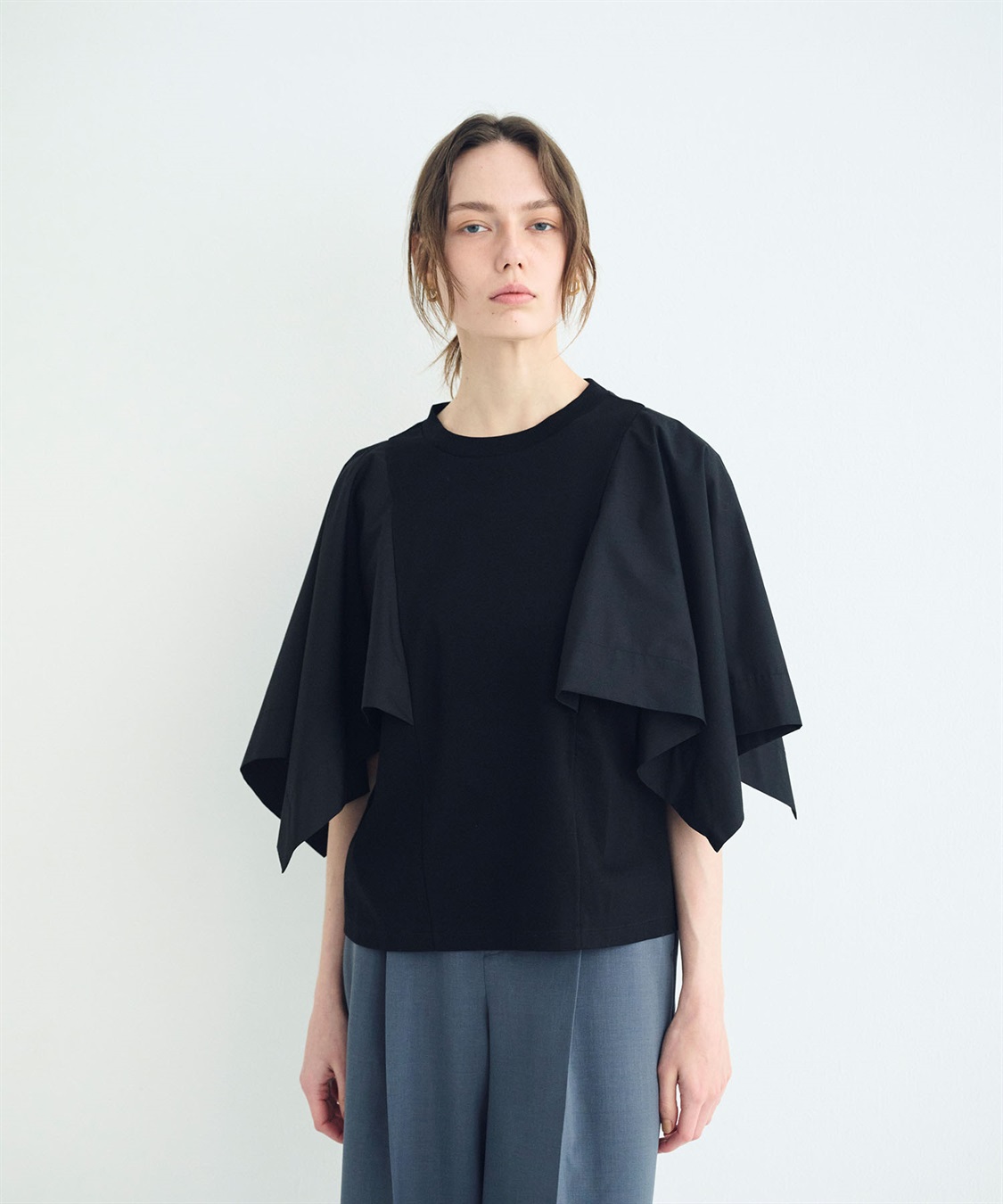 タイプライターハンカチスリーブトップス【クールスムース】 N.O.R.C