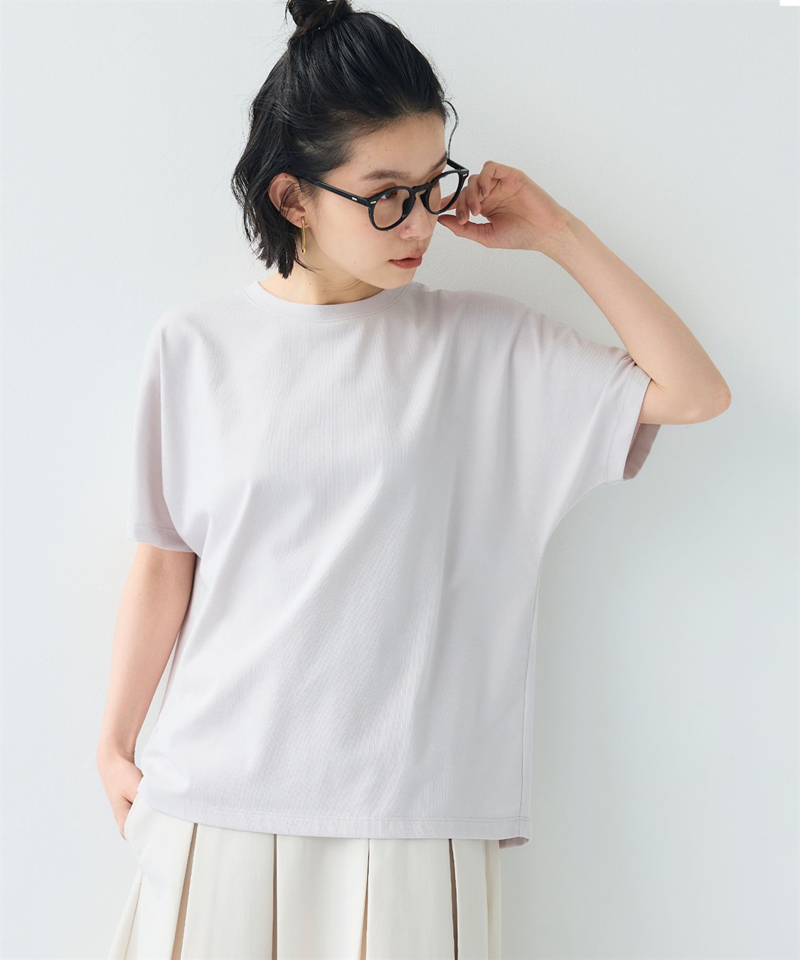 汗染み防止》正解ドルマンクルーネックTシャツ CROSS FUNCTION｜クロス