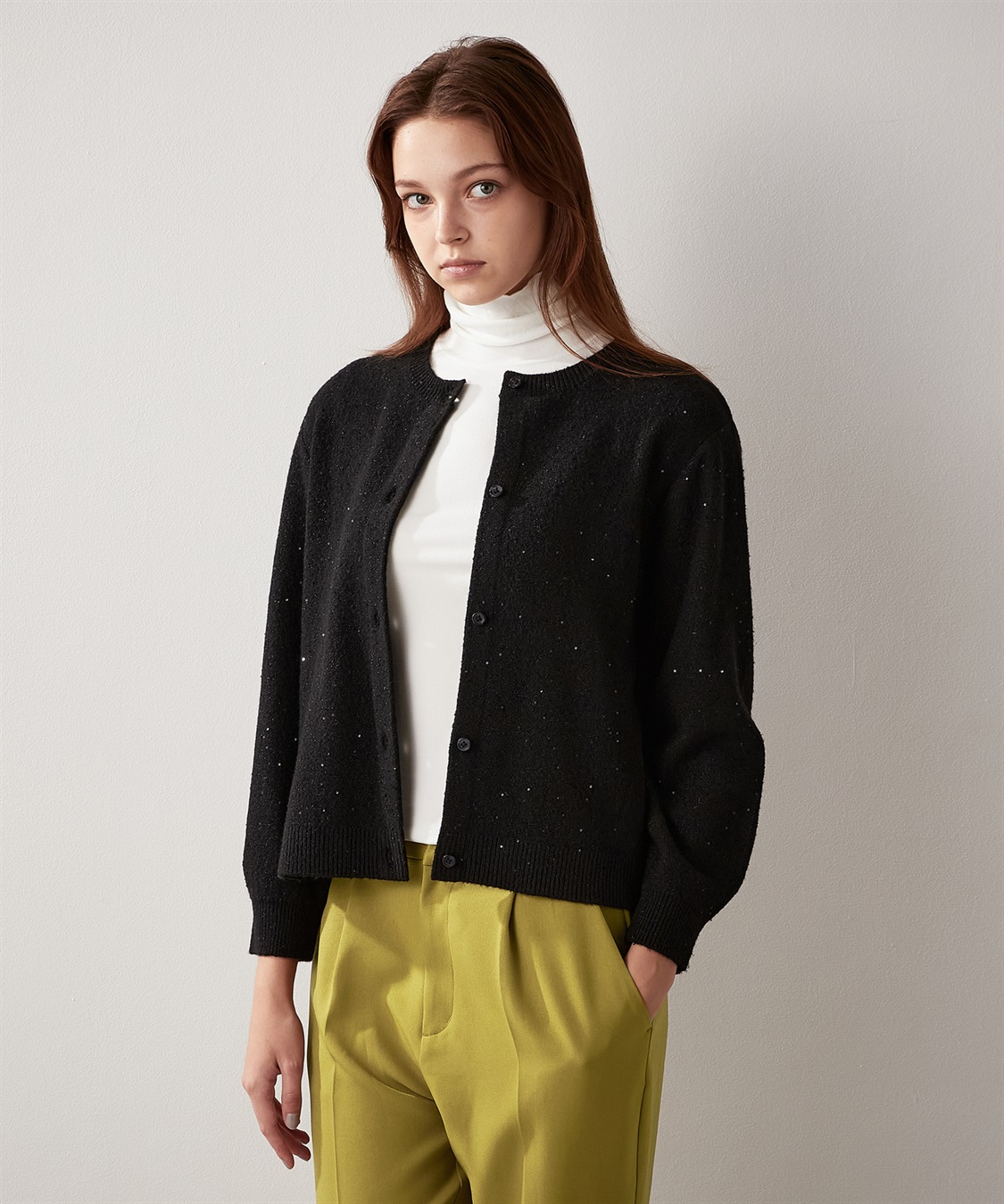 スパンコール ニットカーディガン LE SOUK HOLIDAY｜クロスプラス公式