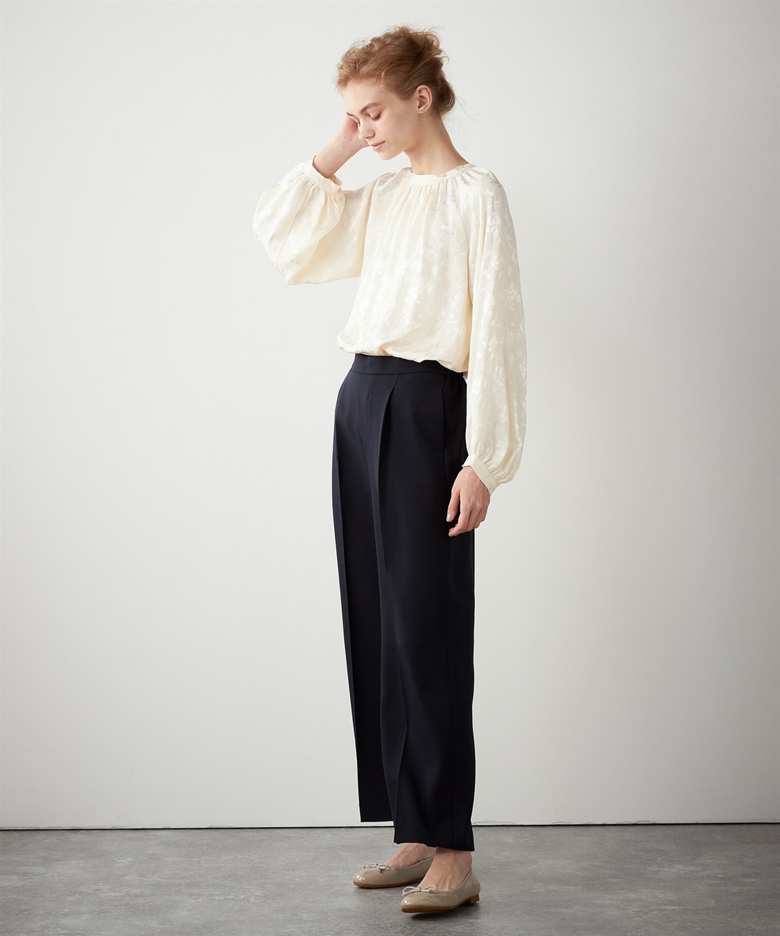 ジャガードブラウス LE SOUK HOLIDAY｜クロスプラス公式通販サイト