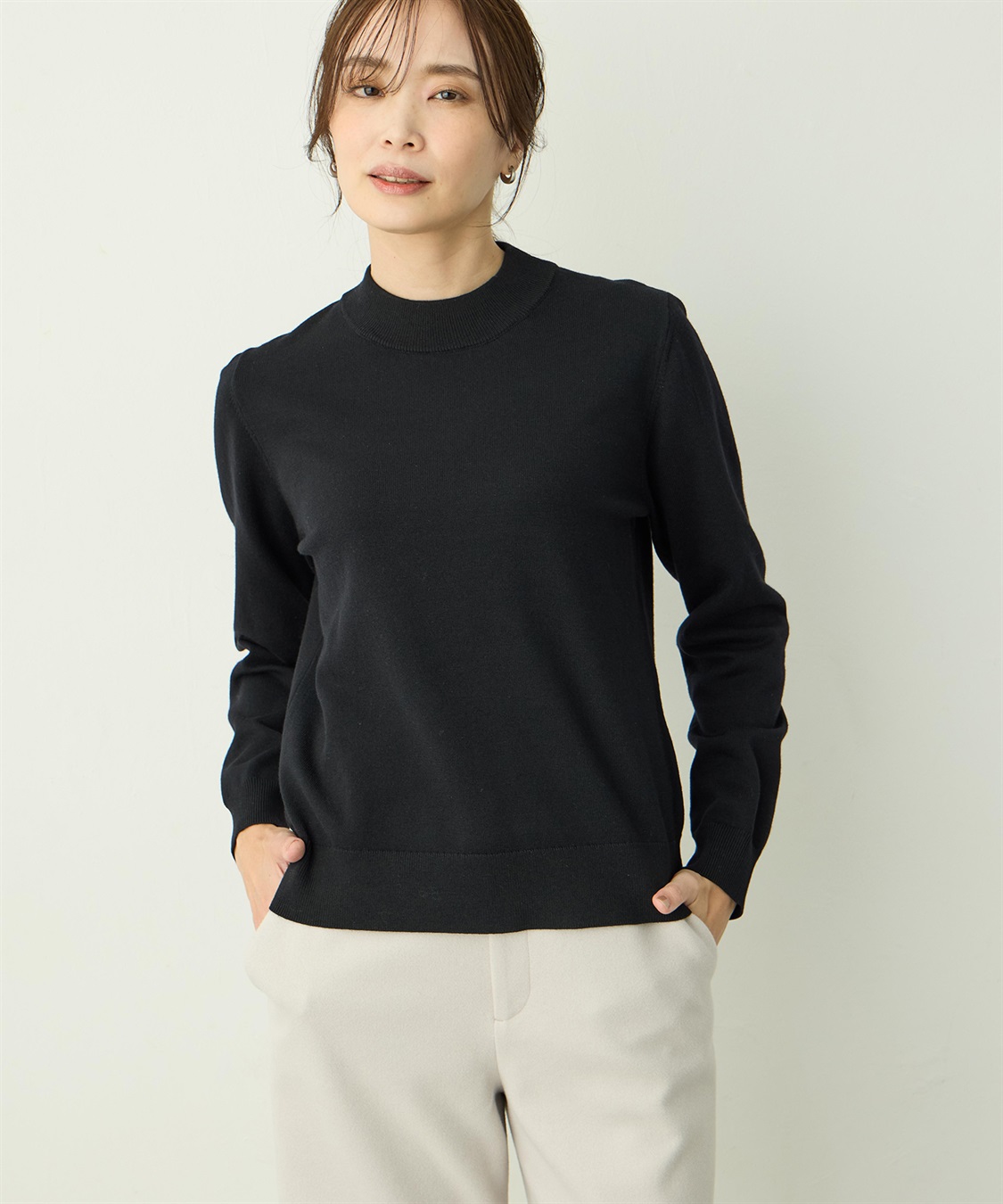 ベーシックニットプルオーバー A/C DESIGN BY ALPHA CUBIC｜クロス