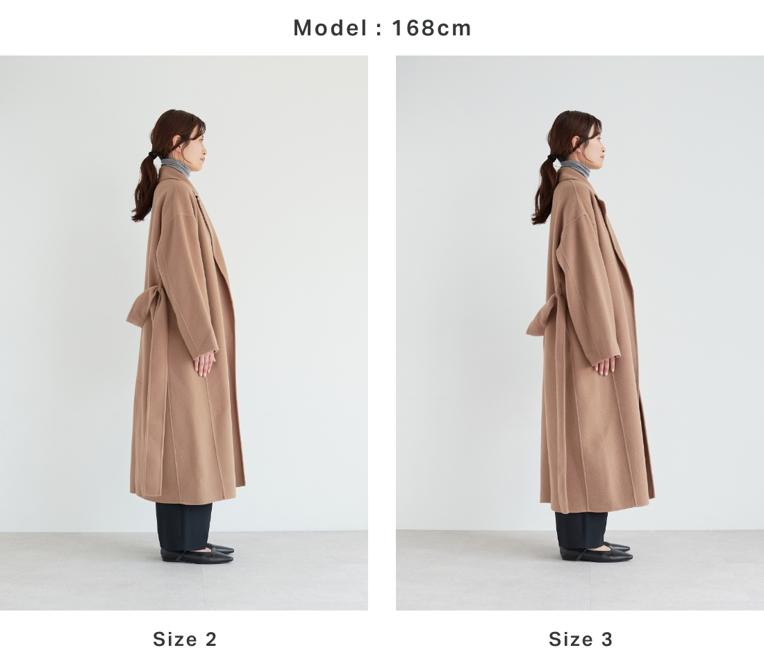 N.O.R.C FIT GUIDE 羽織るたび好きになる、ウールリバーコート