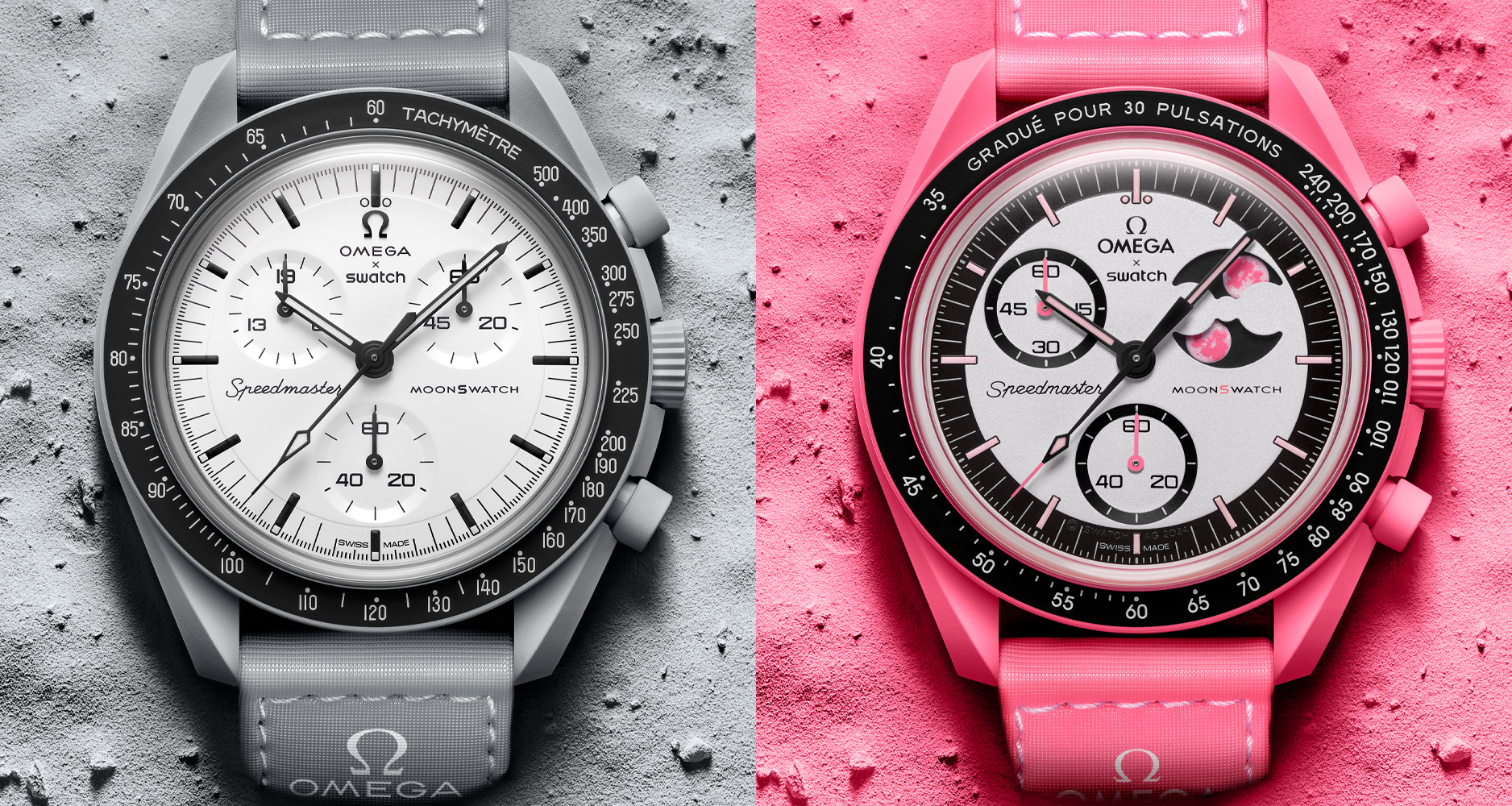 INTRODUCING: Omega X Swatch MoonSwatch 1965 & Mission to the Pink