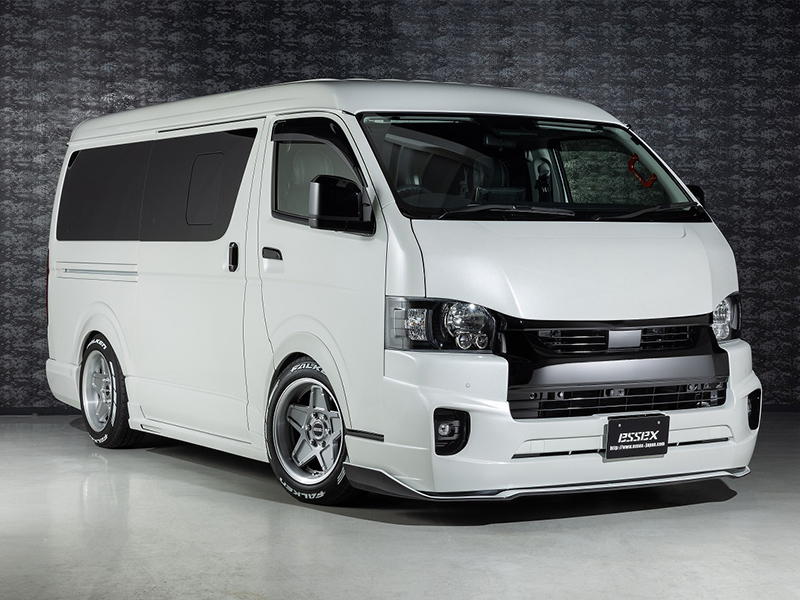 LEGARE フロントバンパースポイラー ワイド用 □ハイエース4型以降