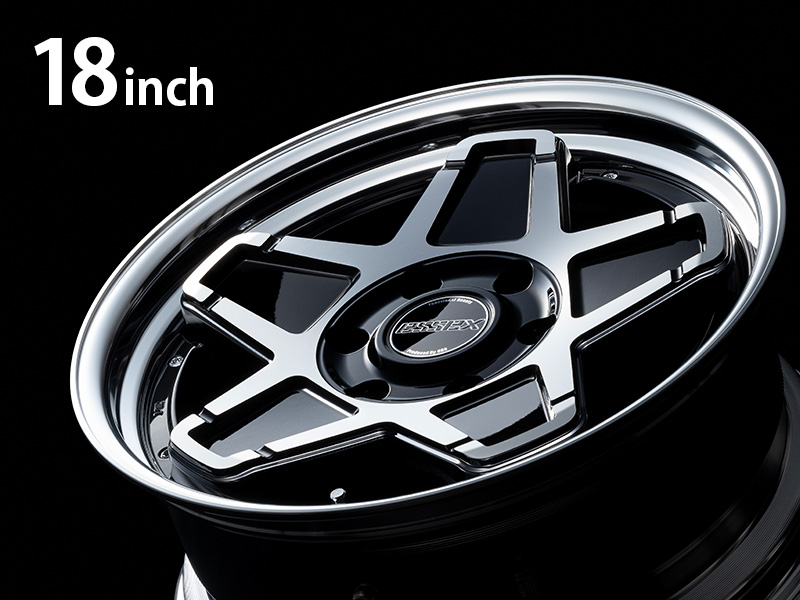 2PC》ENCS-18インチ【7.5J〜11.5J】ステラ2ピースホイール | 200系