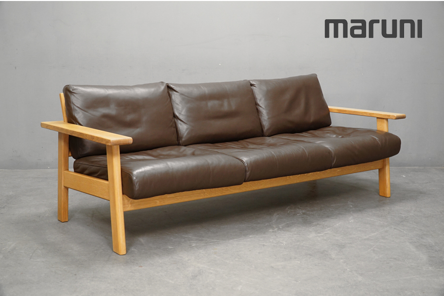 ◇美品◇maruni マルニ◇地中海◇ 1人掛けソファ ファブリックソファ