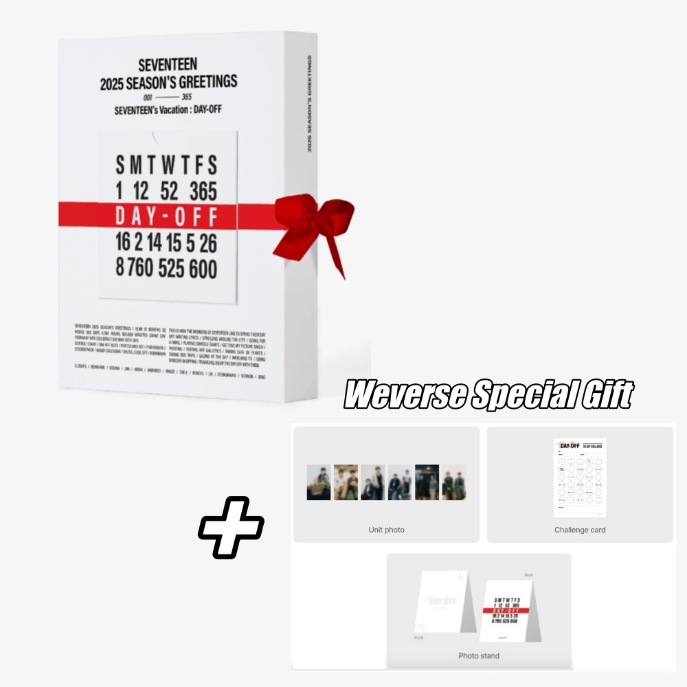 SEVENTEEN 2025 SEASON'S GREETINGS + Weverse Special Gift - A-KPOP