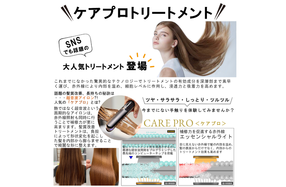 ケアプロ』トリートメント登場！！ | INFORMATION | お知らせ・ブログ