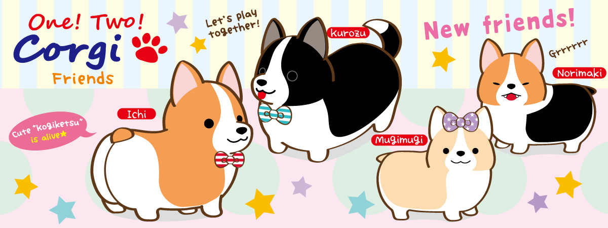 One! Two! Corgi | Characters introduction | AMUSE Co., Ltd.