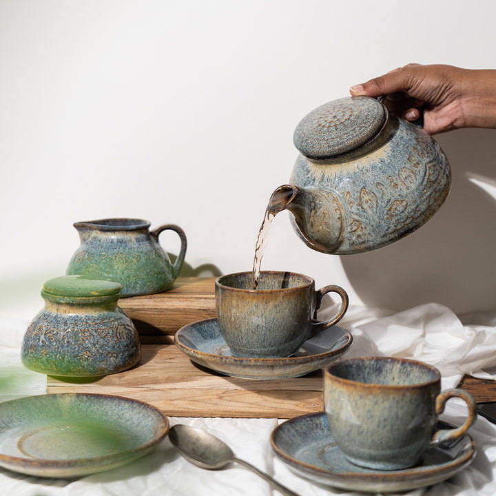 Oshin Exclusive Ceramic Tea Set of 3 – Amalfiee Ceramics