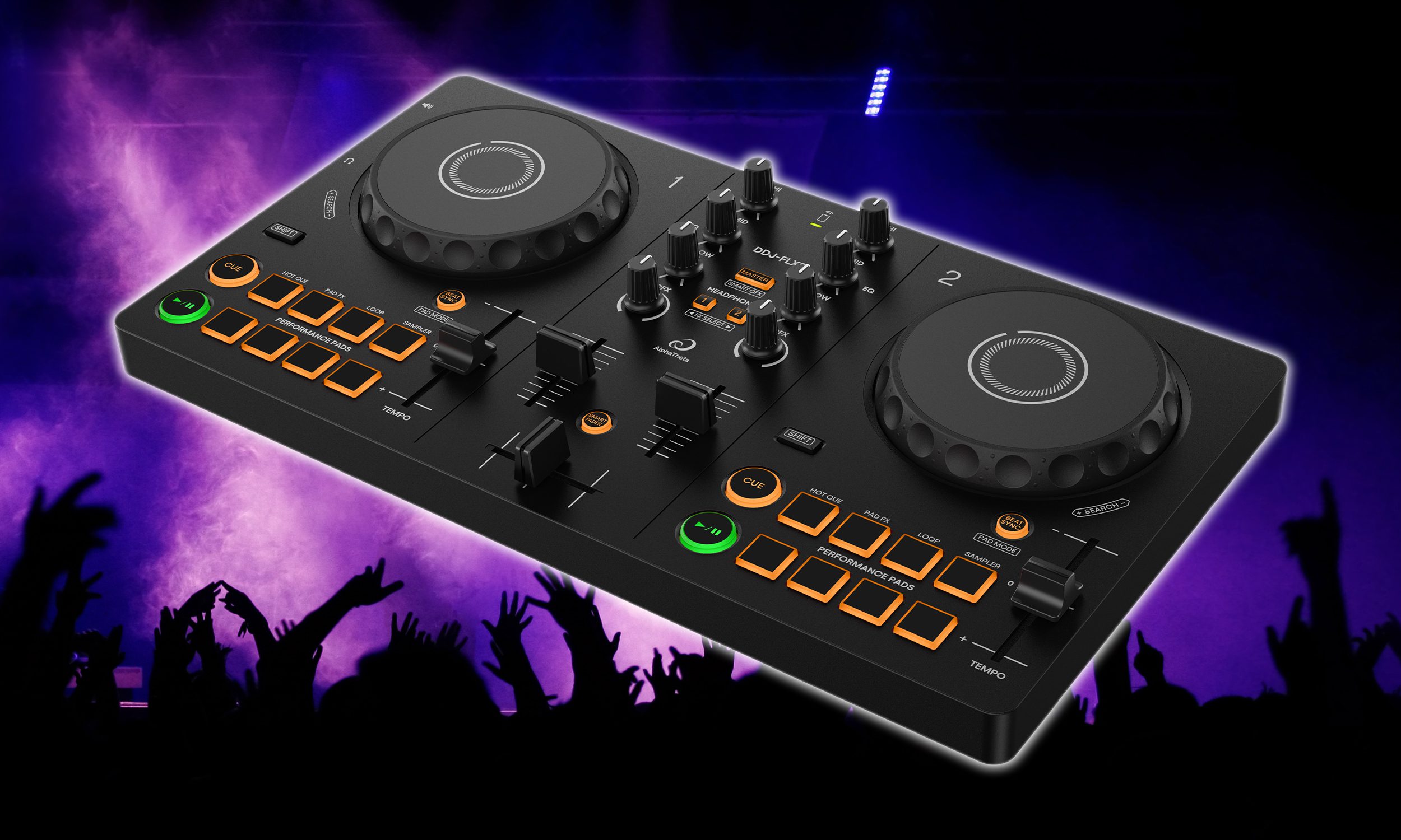 News: AlphaTheta DDJ-FLX2, DJ-Controller - AMAZONA.de