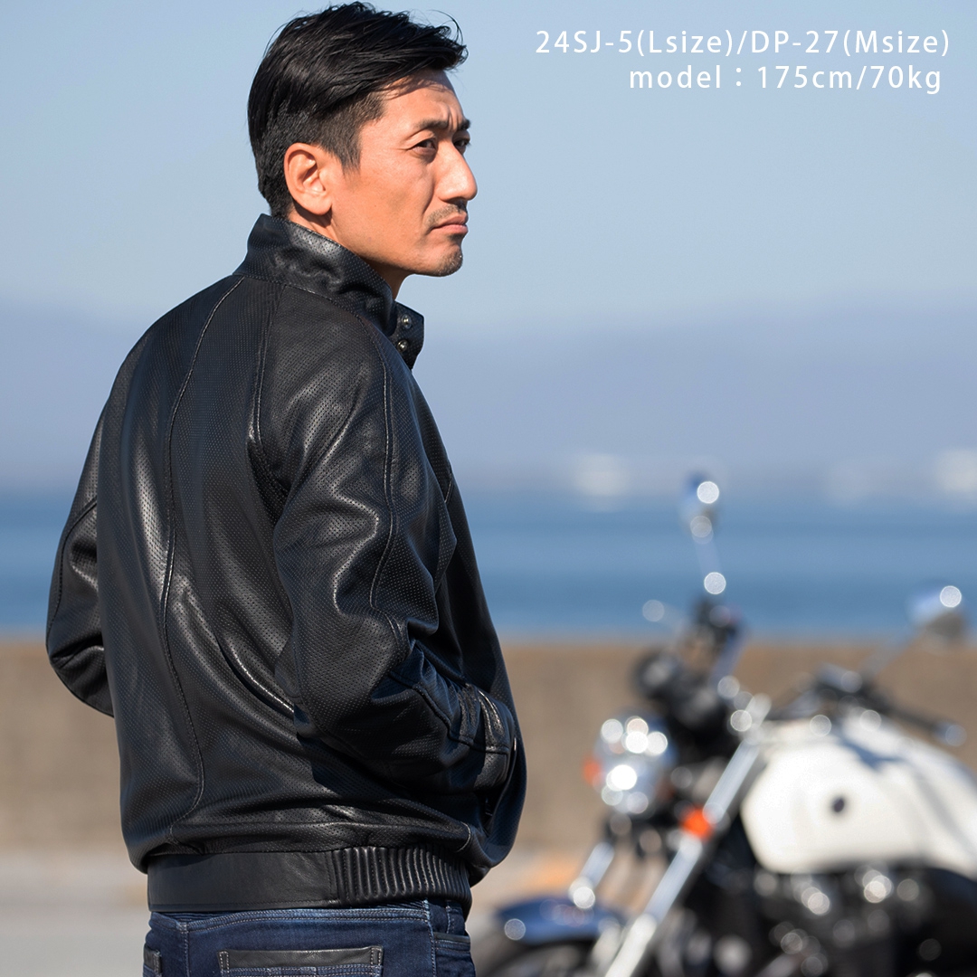 24SJ-5 メッシュレザージャケット - DEGNER | アンバーピース