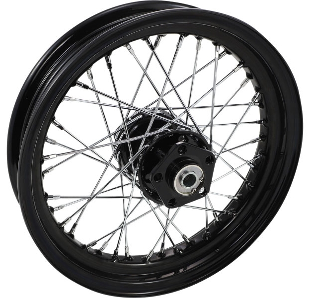 グロスブラック リプレイスメント スポークホイール フロント用 - DRAG