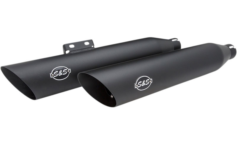 スラッシュカット スリップオンマフラー ソフテイルモデル用 - S＆S