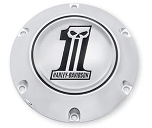 1スカル・ダービーカバー・クローム - Harley Davidson | アンバーピース