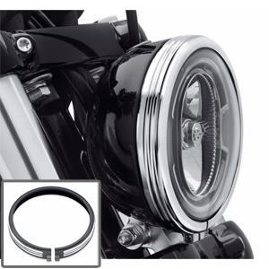 Tri-Bar ヘッドライト インサート - V-TWIN | アンバーピース