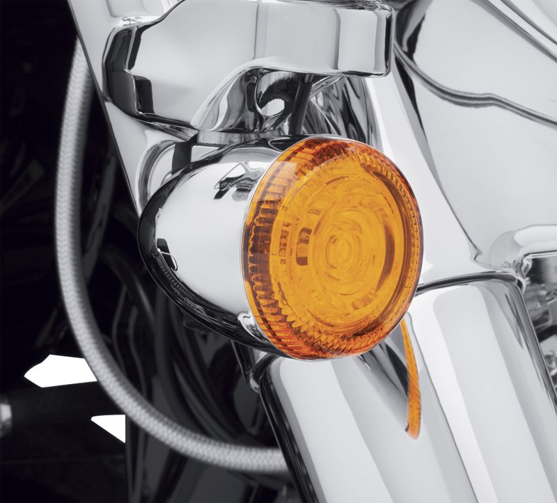LEDブレットターンシグナル インサート用レンズ - Harley Davidson