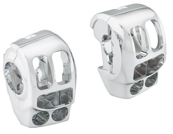 クローム・スイッチハウジングキット - Harley Davidson | アンバーピース