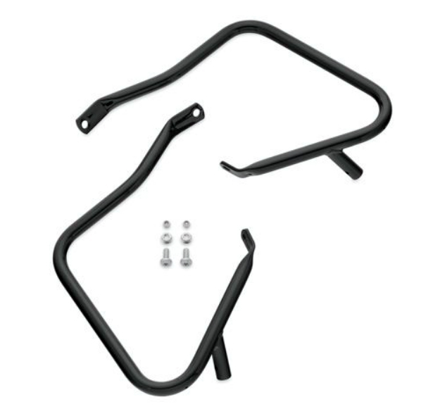 グロスブラック・リアサドルバッグガードキット - Harley Davidson