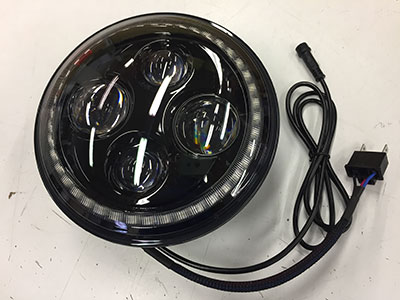 Orbit Prism LEDヘッドライト Kuryakyn ハーレーカスタム