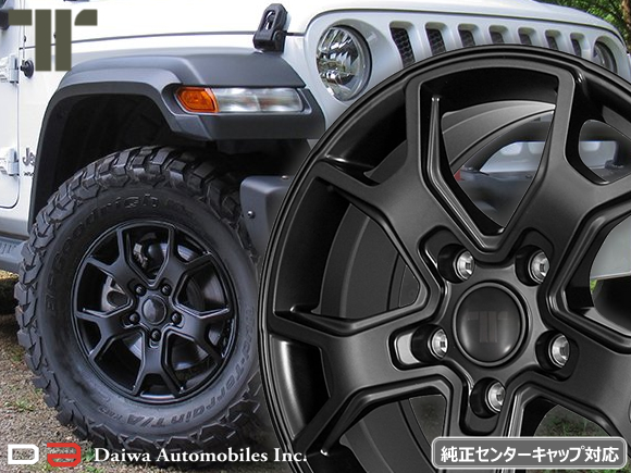 JLラングラー用 ホイール＆タイヤ1台分セット(TR JL-R マットブラック