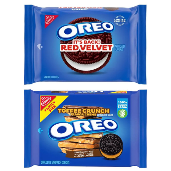 新しい味がいっぱい！OREO オレオクッキー ファミリーサイズ 8種類