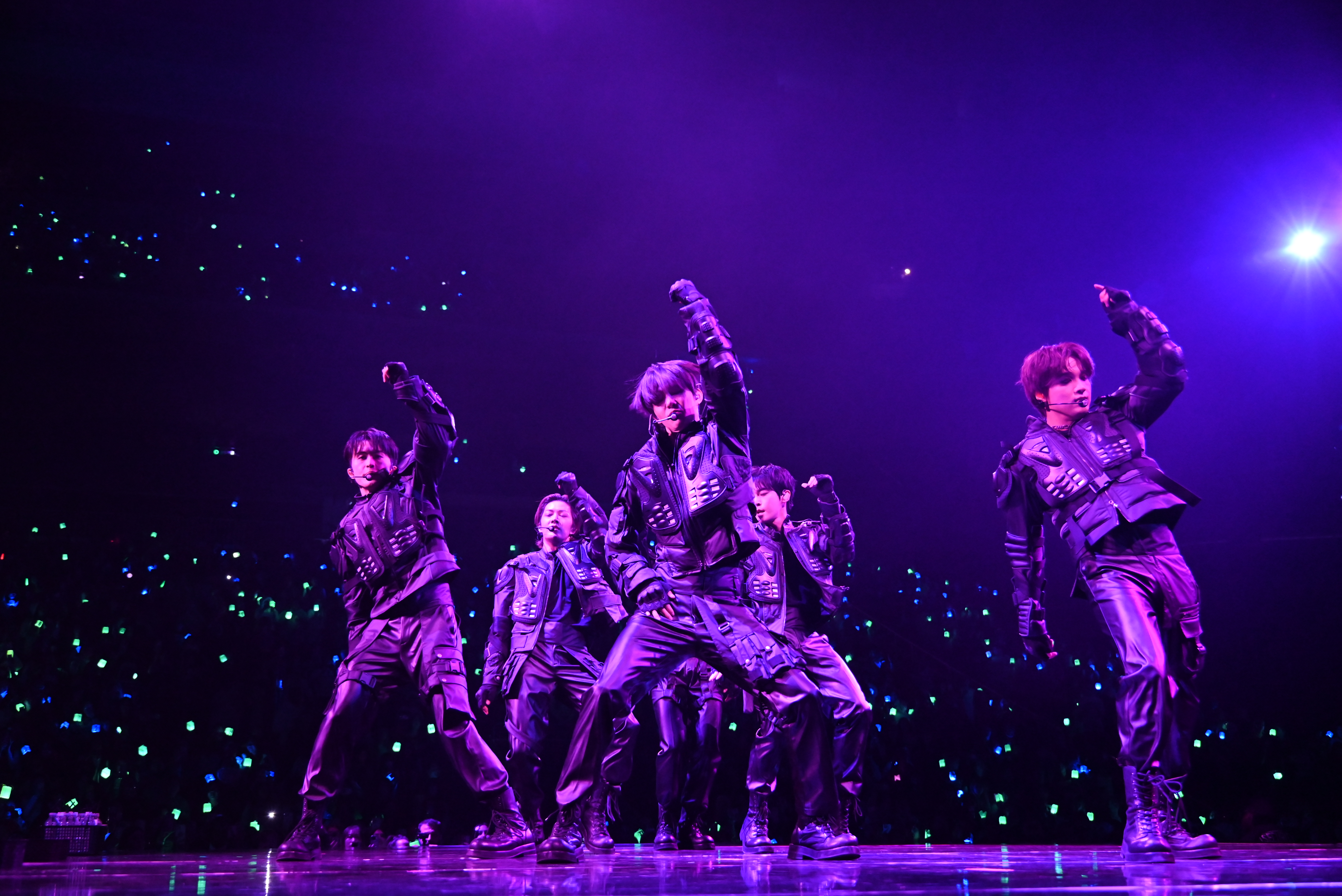 NCT 127 fans celebrate K-pop concert in NYC.