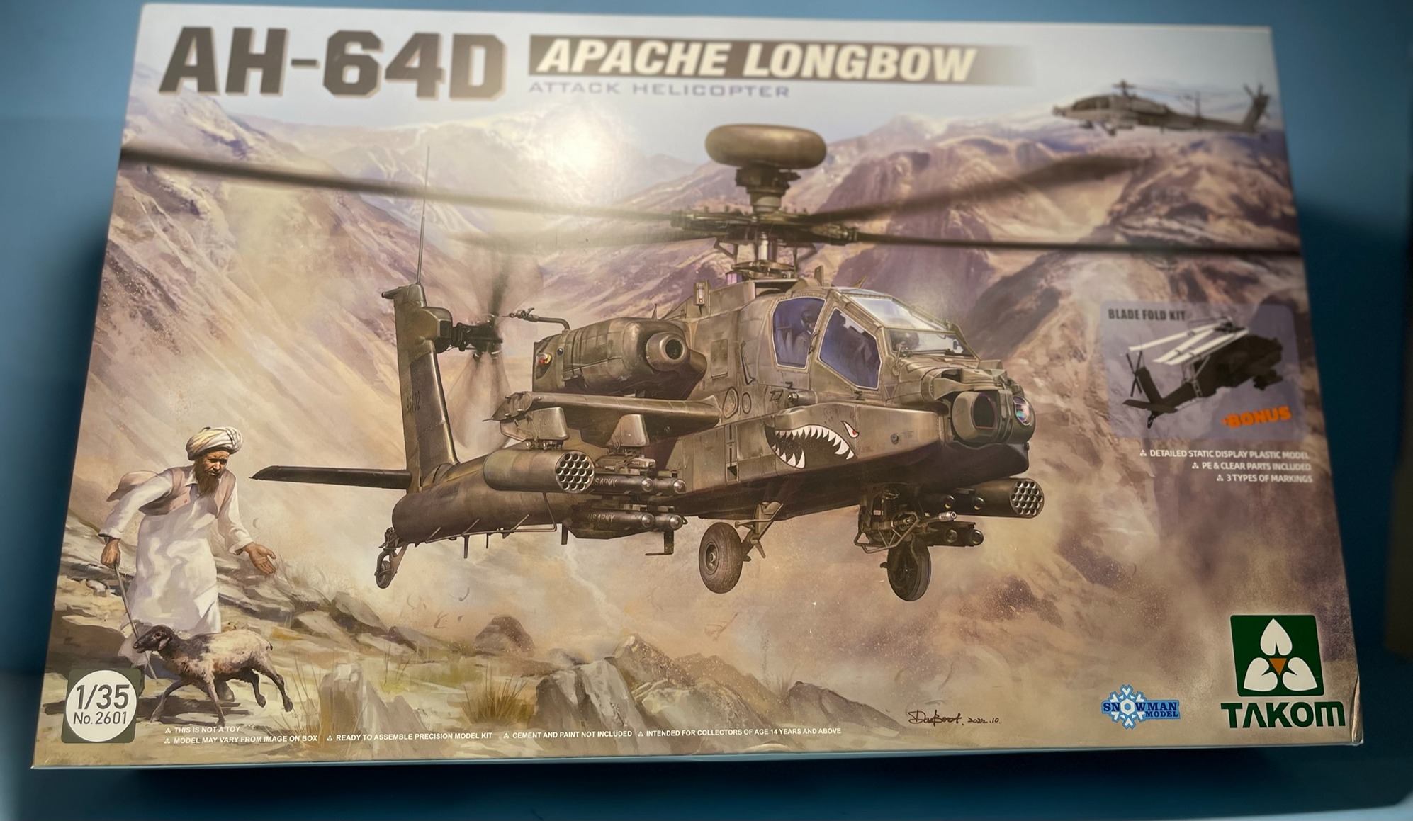 AMPS Reviews - Takom- AH-64D Apache Longbow - Armor Modeling