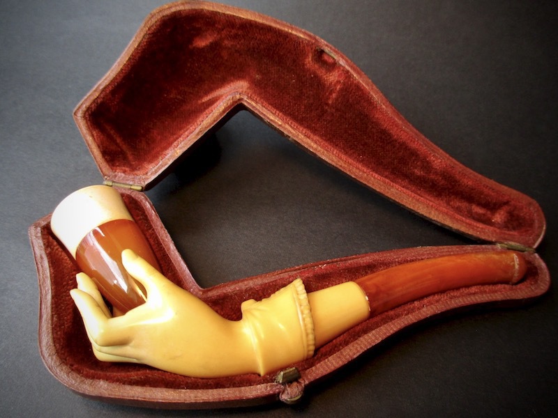 アンティークのメシャムパイプ〜白き女神