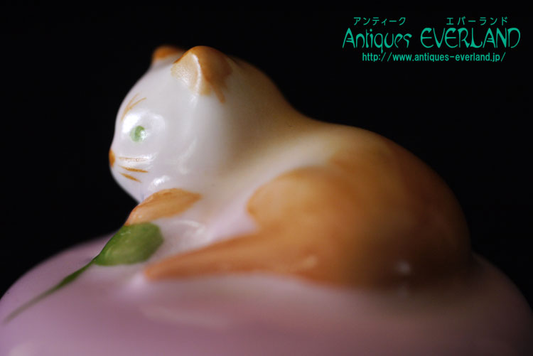 リモージュ ピルケース 毛糸玉 猫