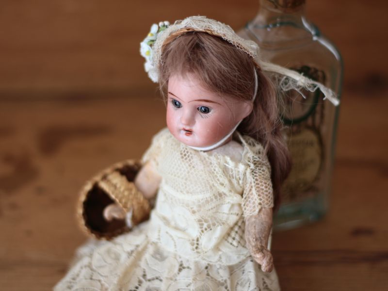 ビスクドール Theodor.Recknagel Doll/German/Antique Doll/お人形