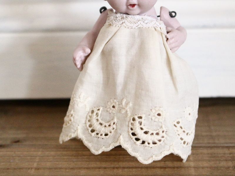 Antique toricoTte Hertwig&Co. ブルーリボンのミニョネット// 5 in